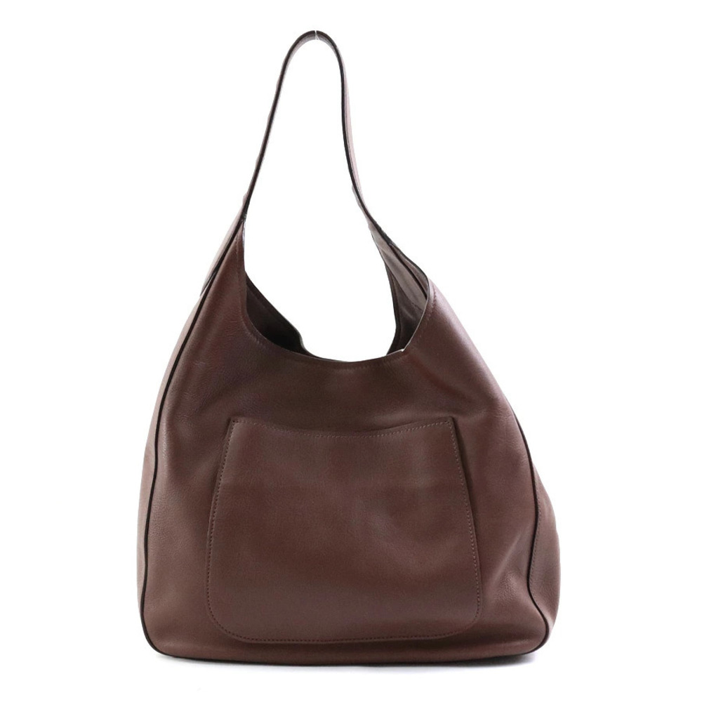 Prada Pocket Hobo brown Cervo leather Brown